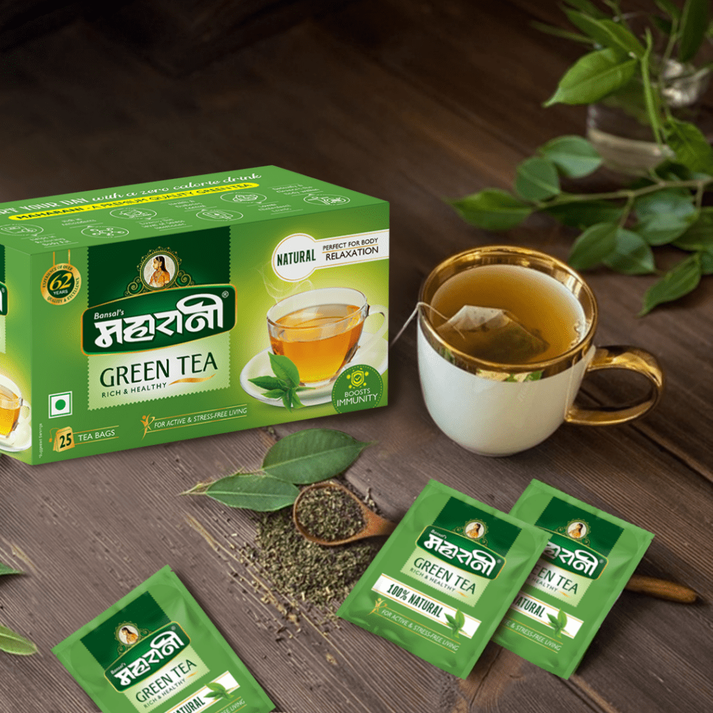 Maharani Green Tea – Natural 25 Tea Bags