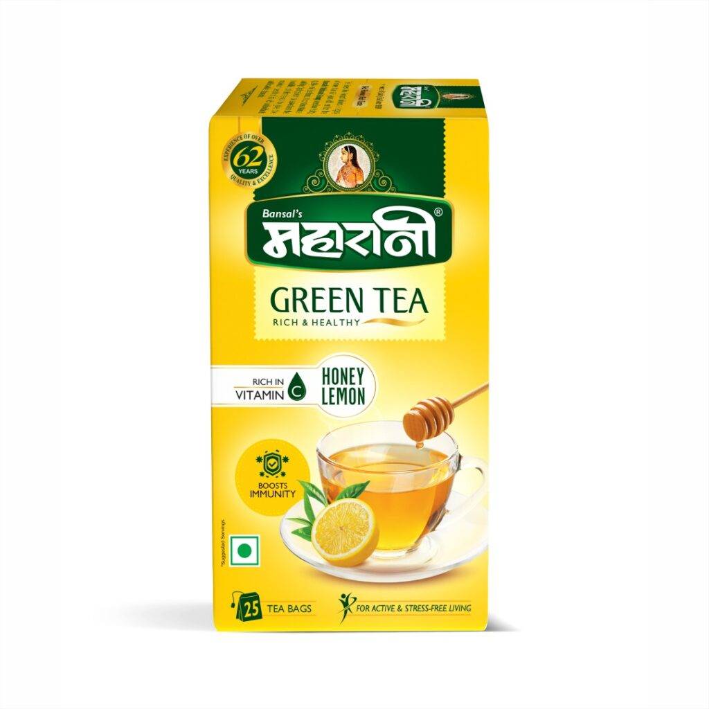 Maharani Green Tea – Honey Lemon – 25 Tea Bags
